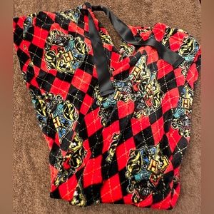 Harry Potter Hogwarts fuzzy pants Medium